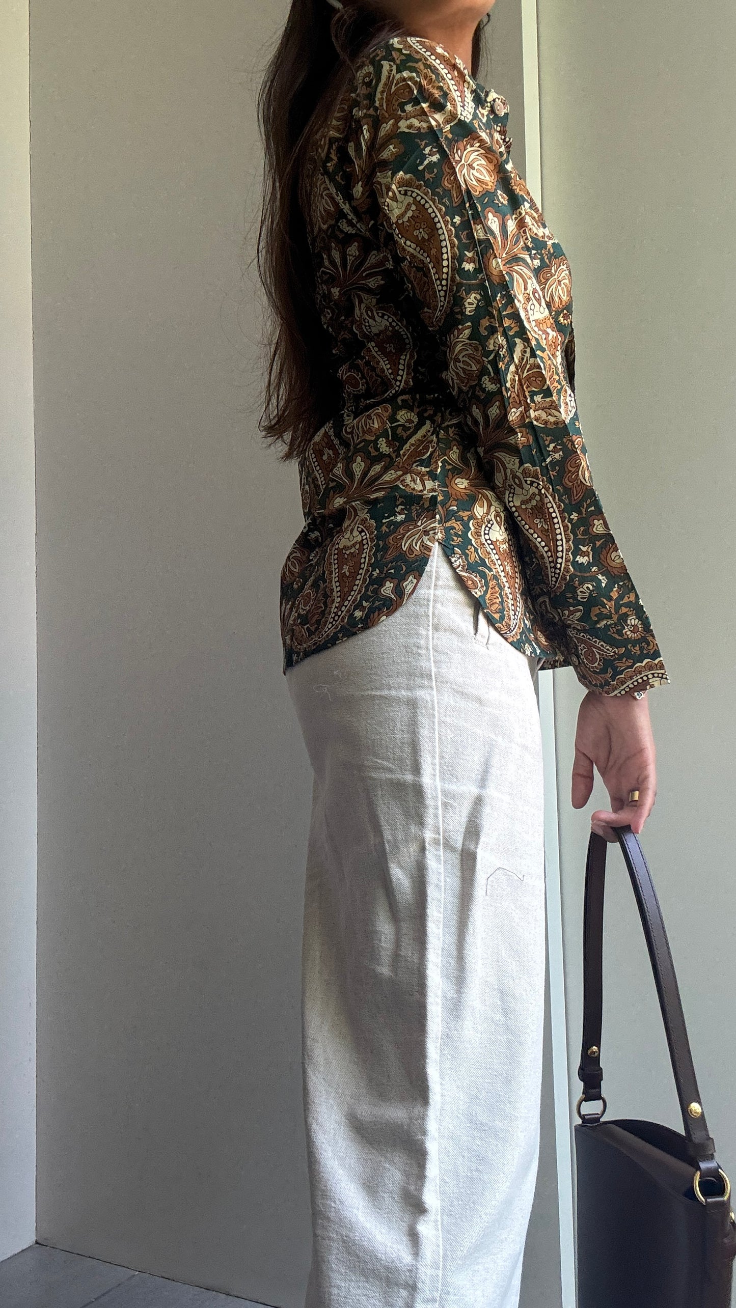 Green Keri Cotton Shirt