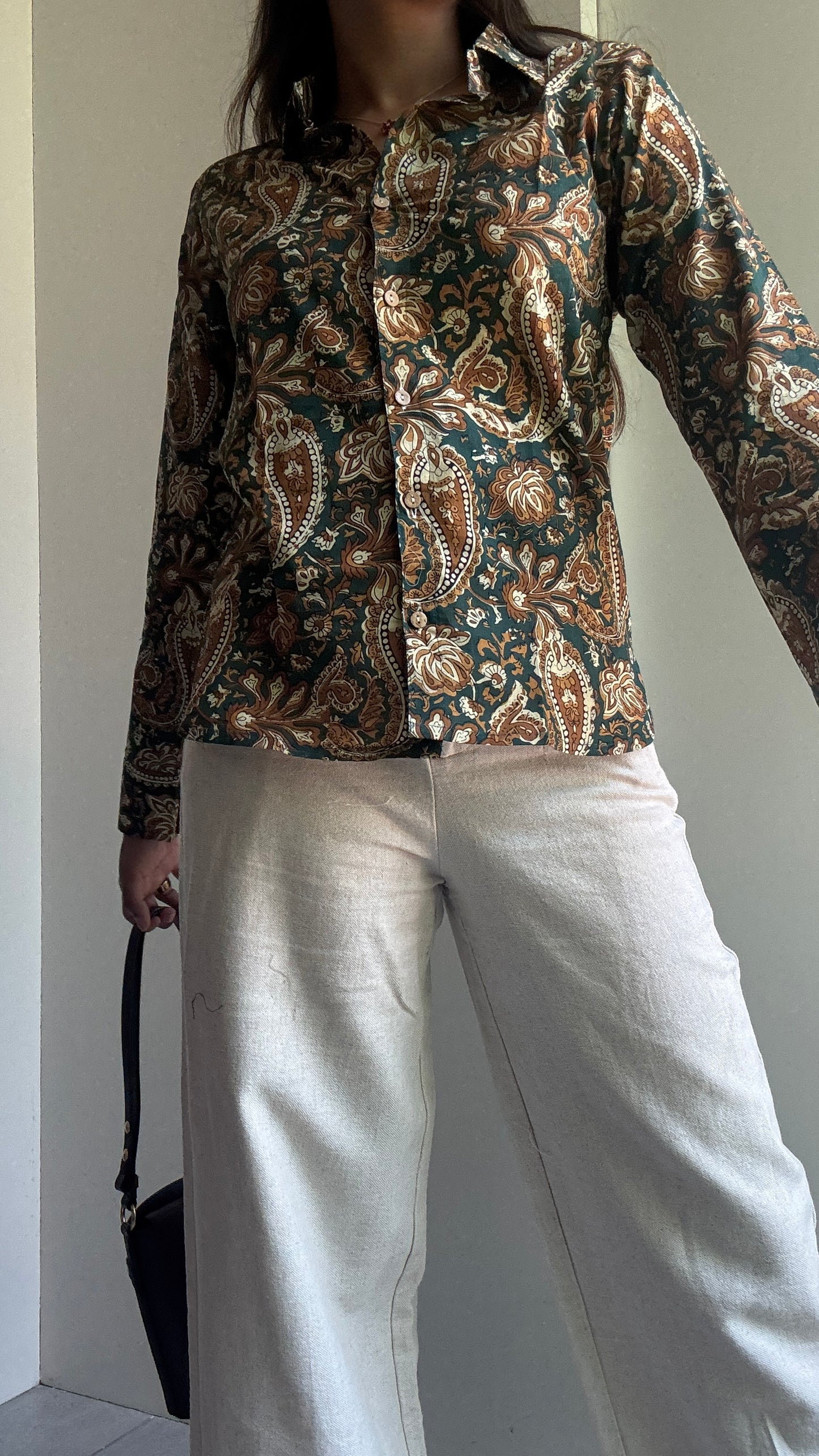 Green Keri Cotton Shirt