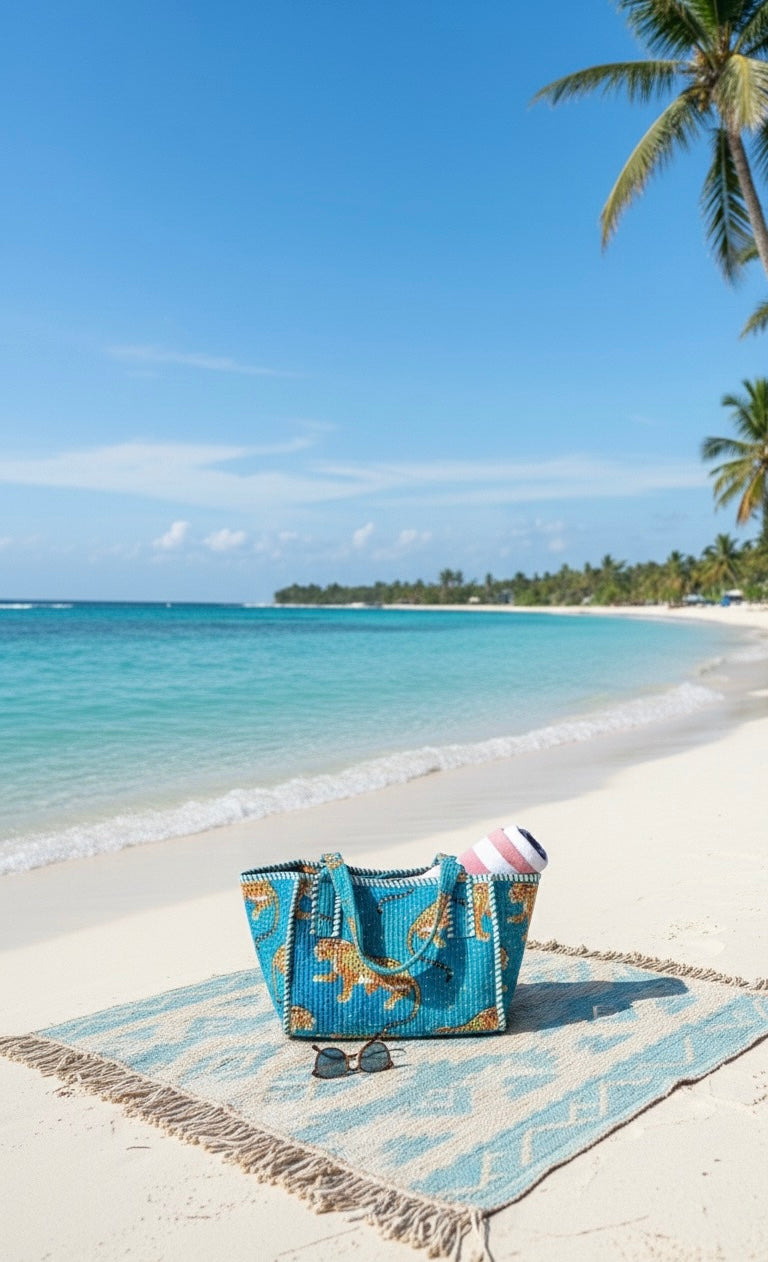 Blue Jungle Tokree Tote Bag