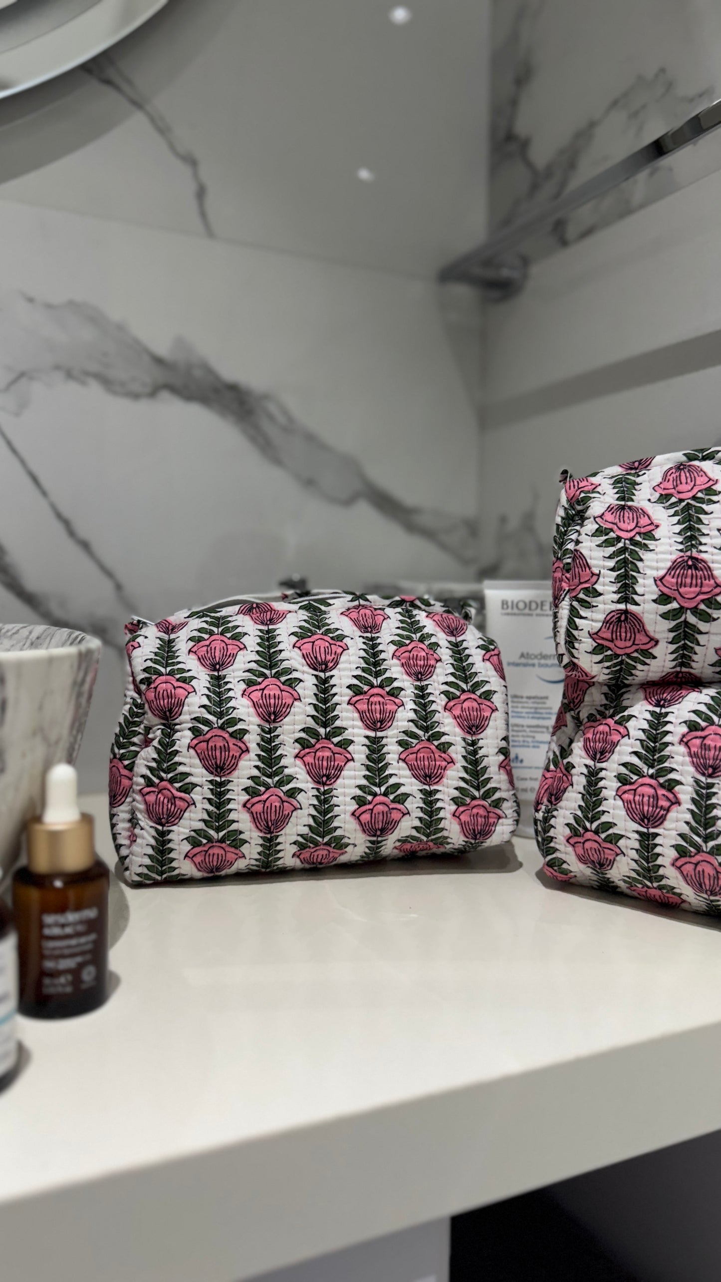 Floral Pouch Set (set of 3)