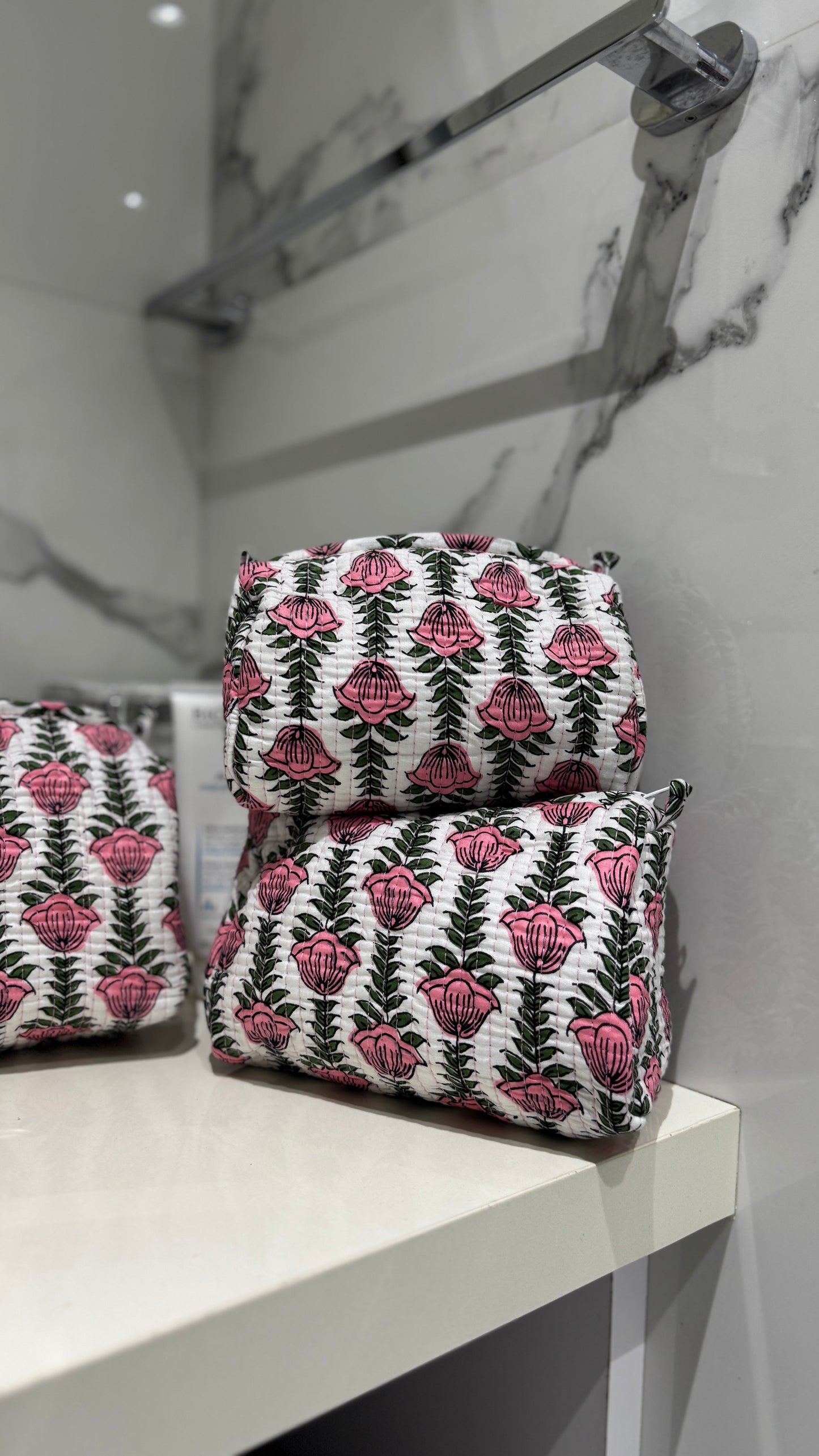 Floral Pouch Set (set of 3)