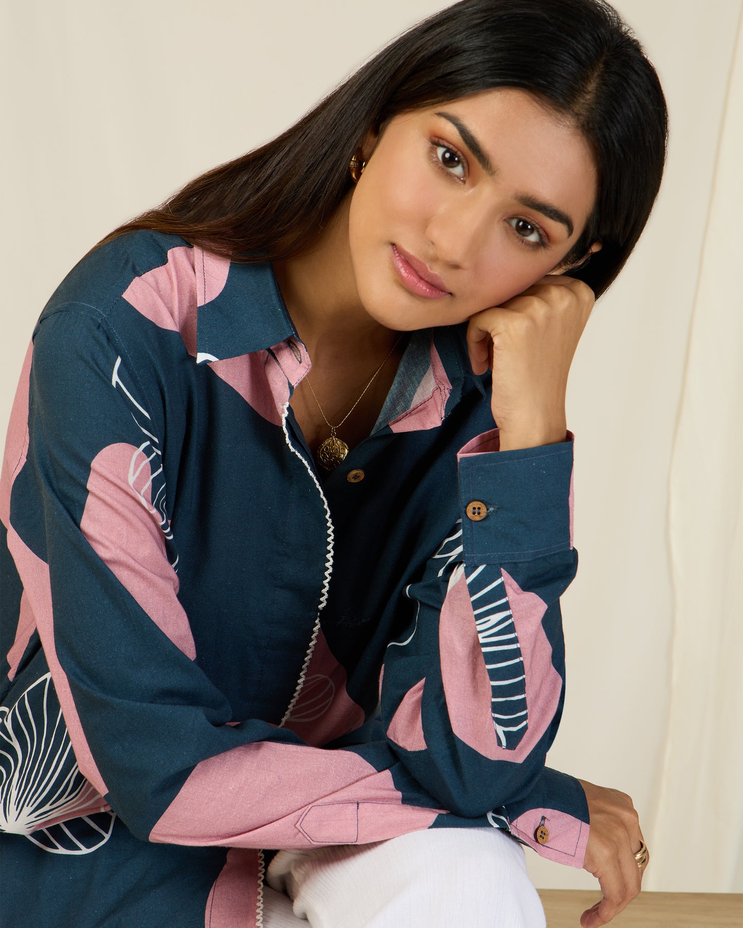 OG Teal Cotton Shirt