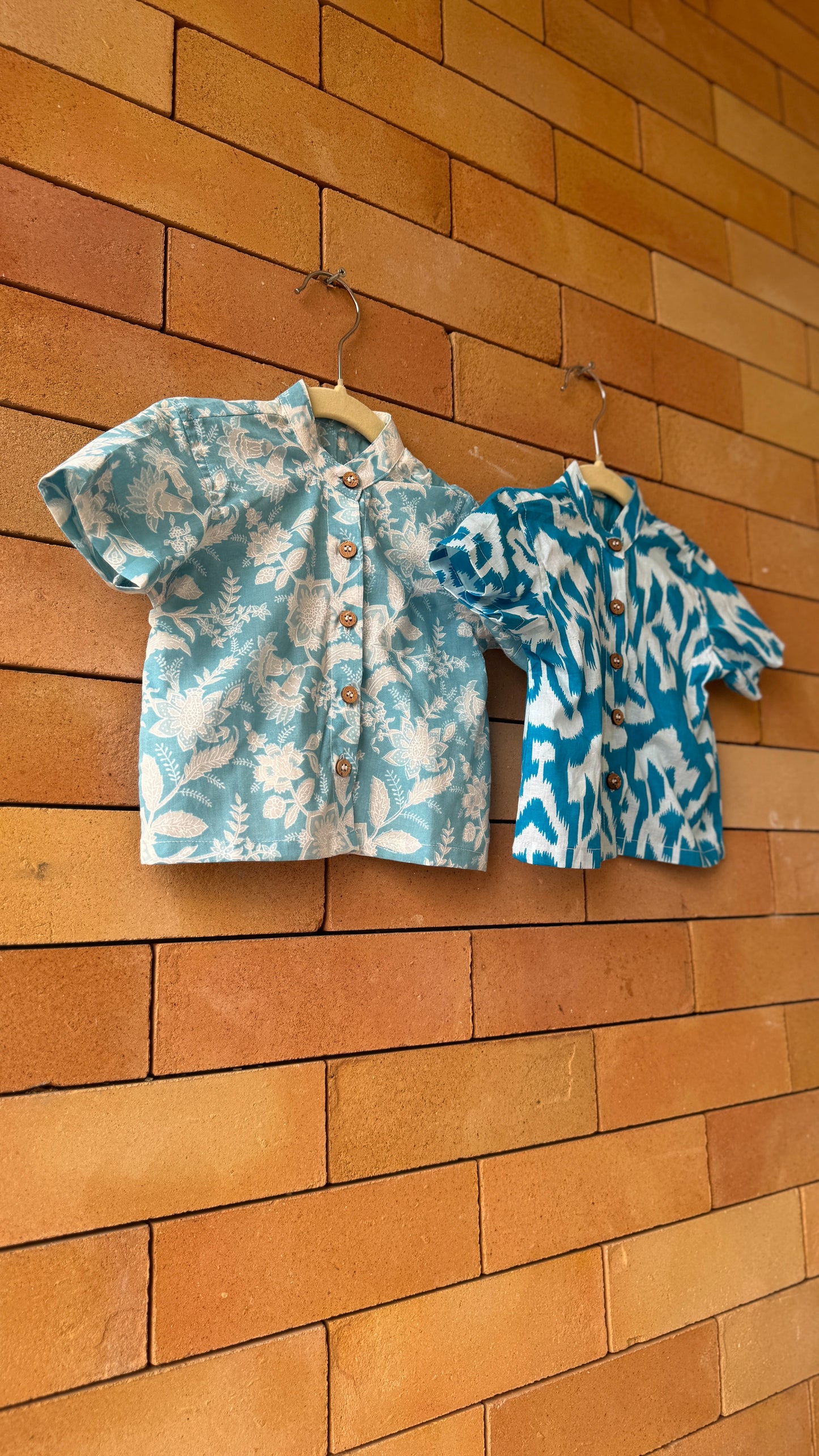 Niki Cotton Baby Shirt Set (Pair)