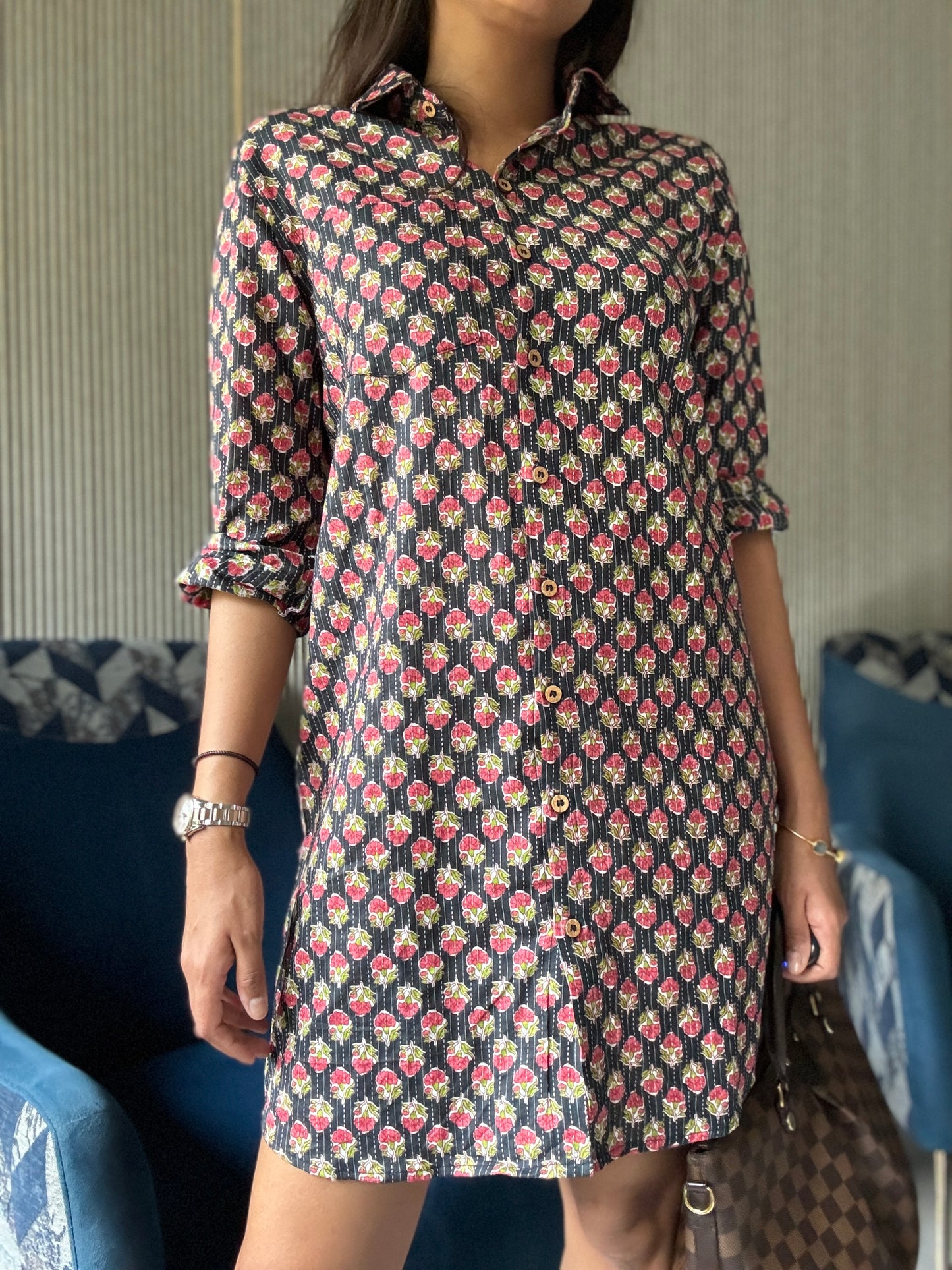 Tara Cotton Shirt Dress