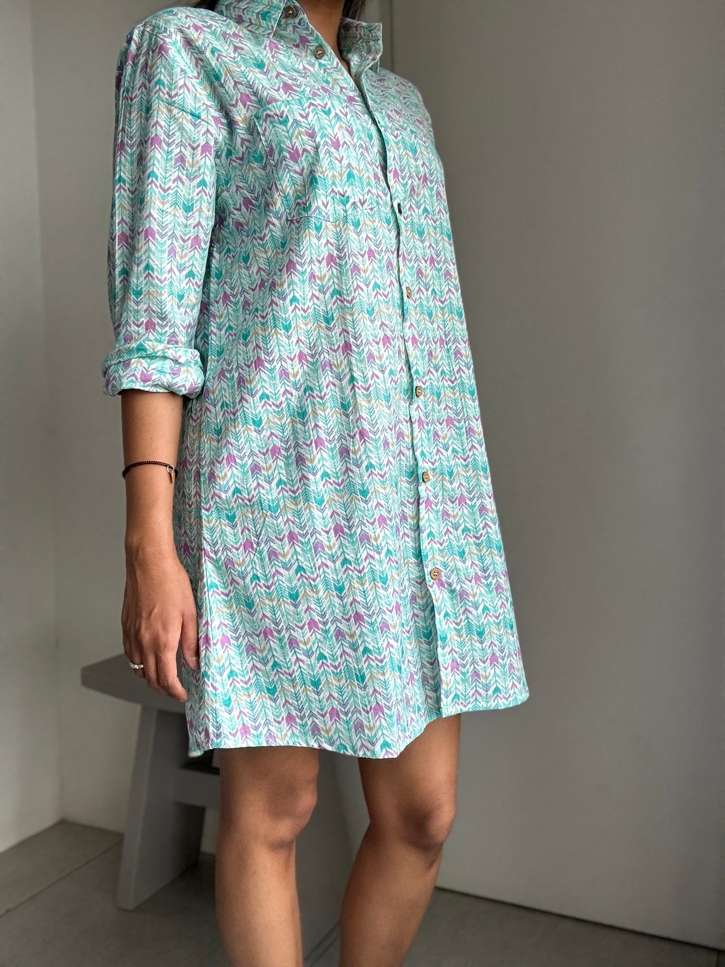 Kathy Cotton Shirt Dress