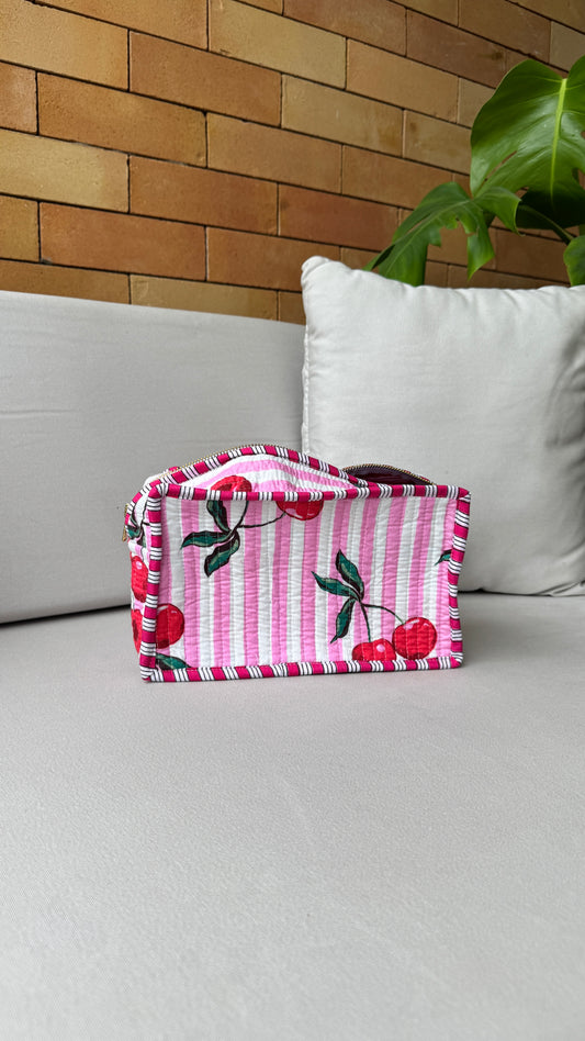 Cherry Pink Large Pouch