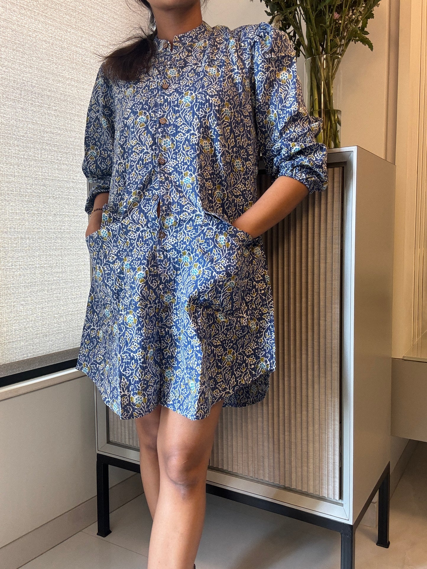 Charu Cotton Shirt Dress