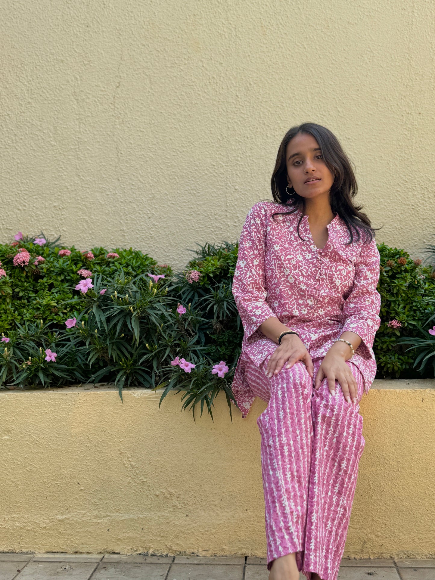 Pink Bloom Co-ord Set