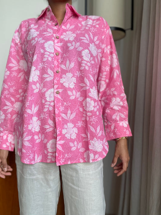 Rose Cotton Shirt