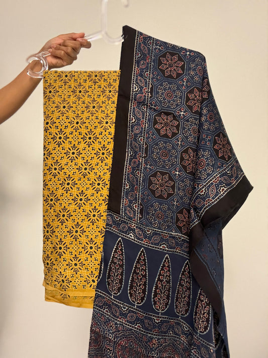 Gauri Modal Silk Fabric & Stole