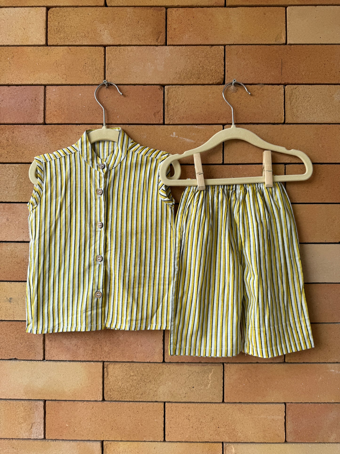 Riley Cotton Baby Set (Yellow)