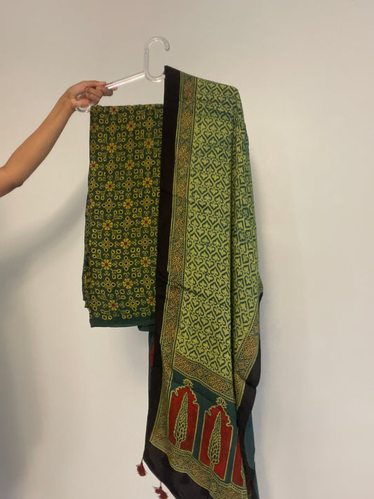 Jaya Modal Silk Fabric & Stole