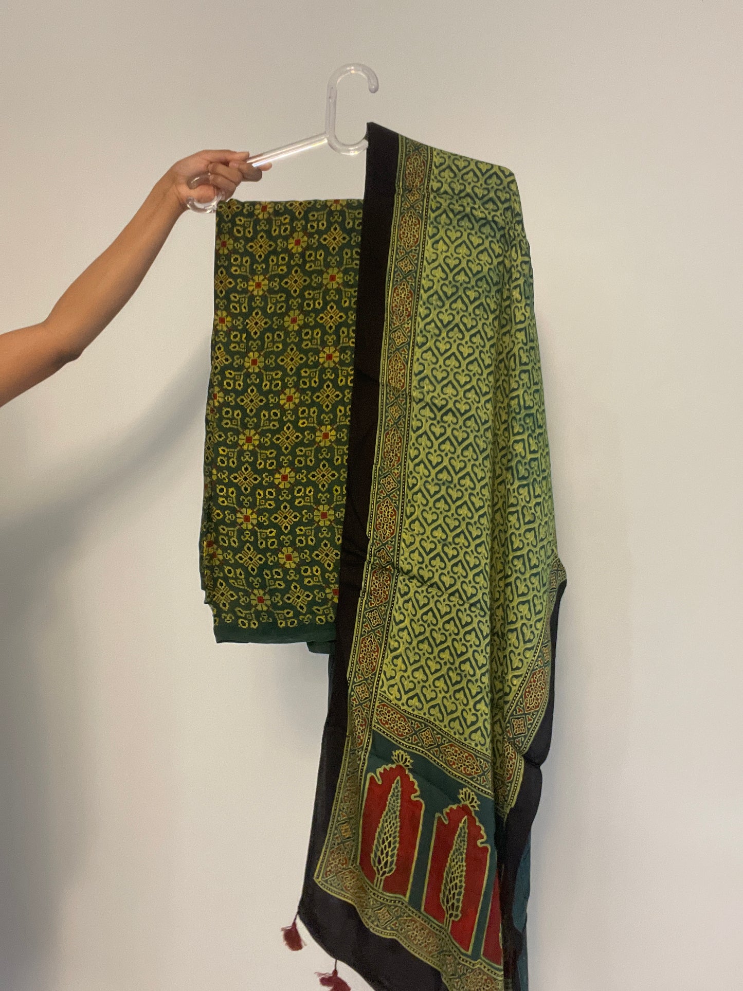 Jaya Modal Silk Fabric & Stole