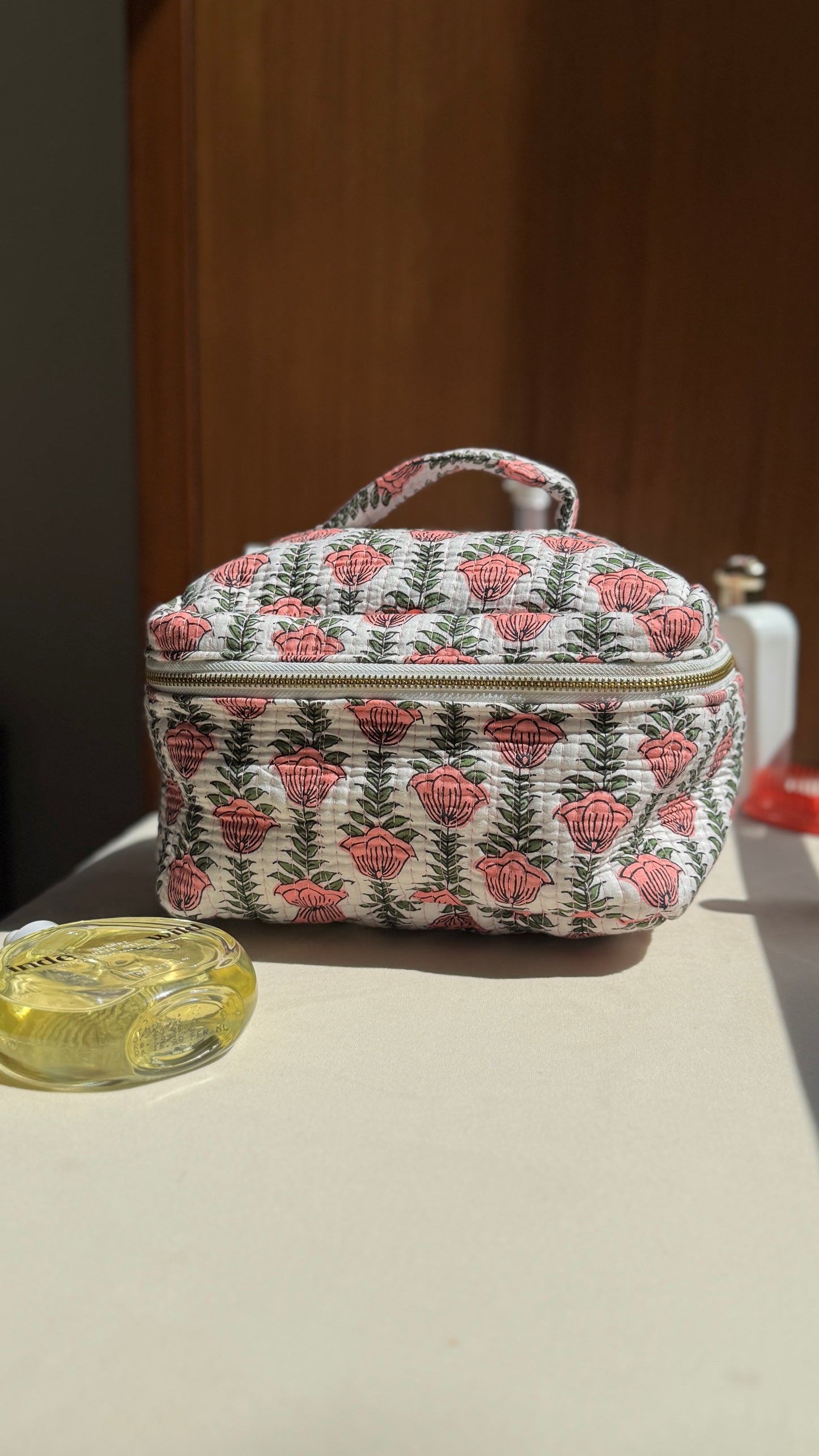 Floral Vanity Bag