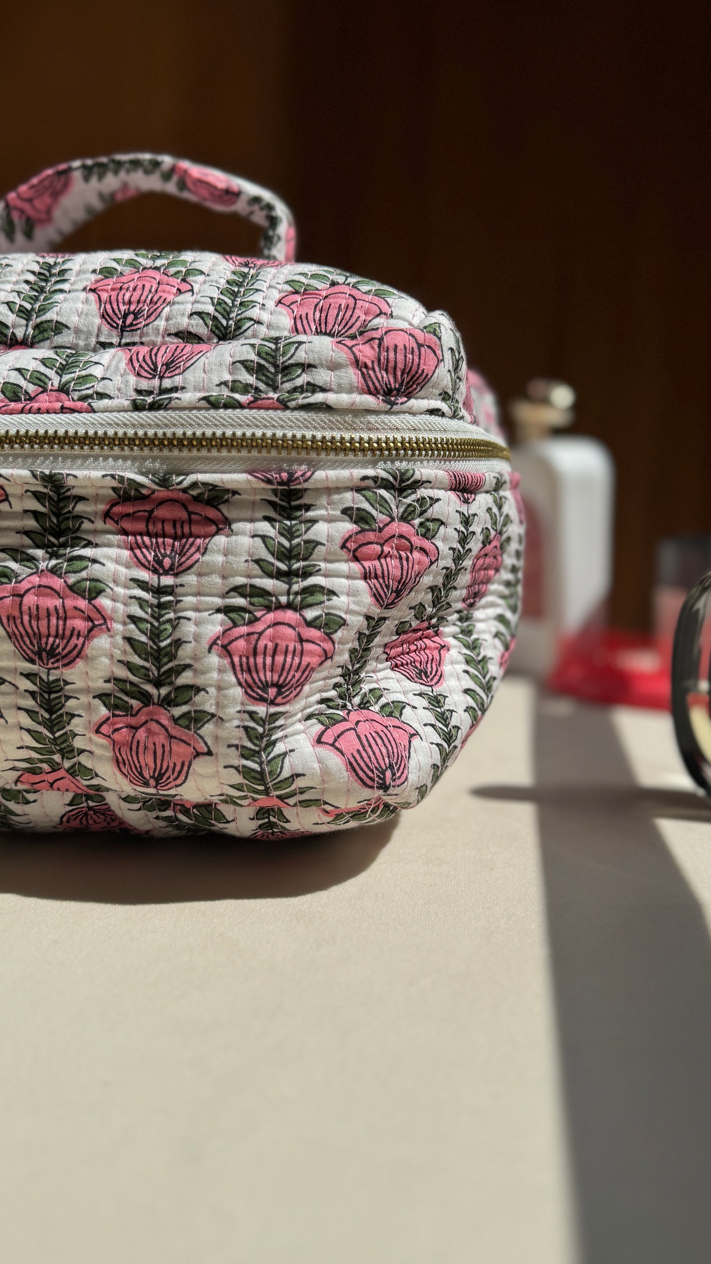 Floral Vanity Bag