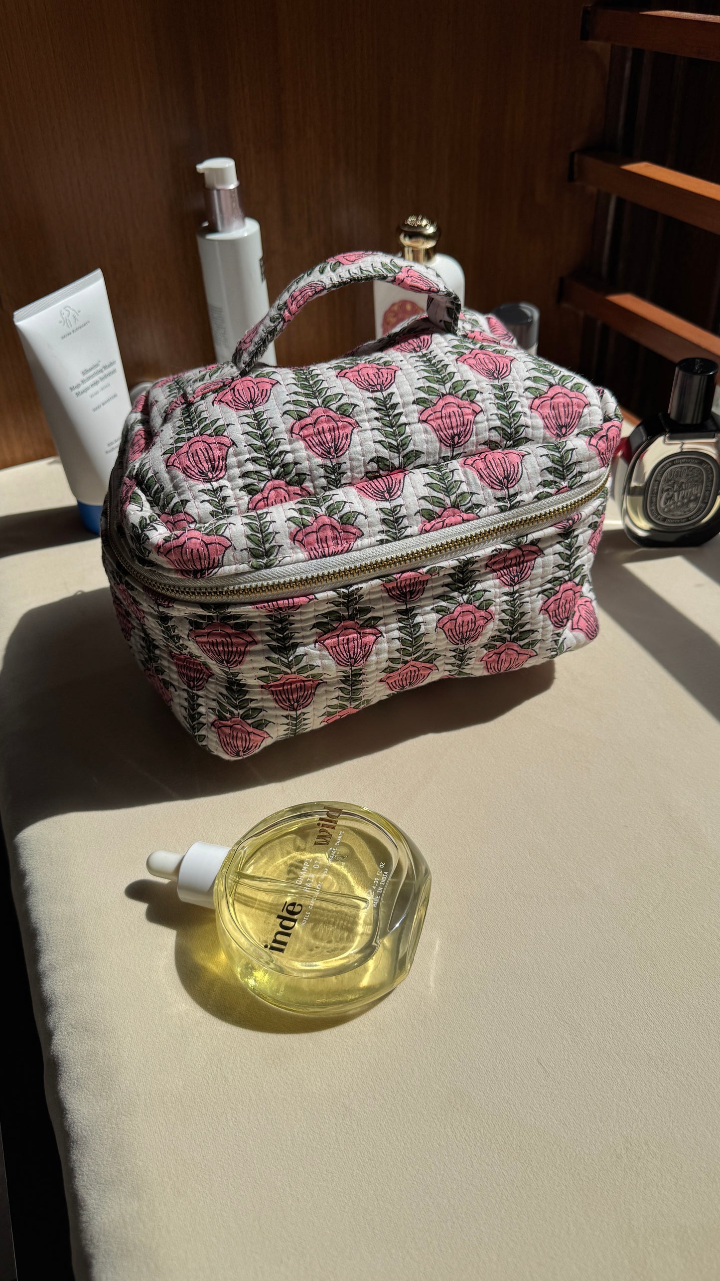 Floral Vanity Bag