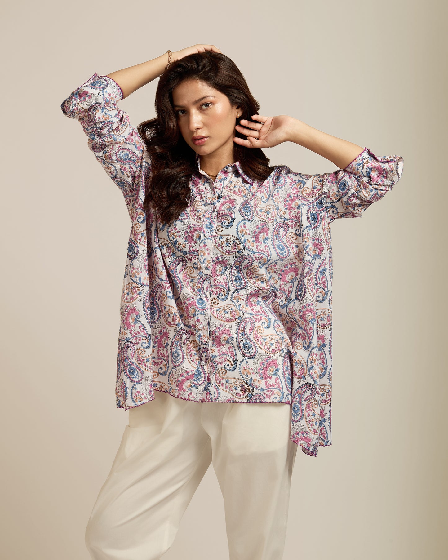 FREE SIZE Tani Cotton Shirt