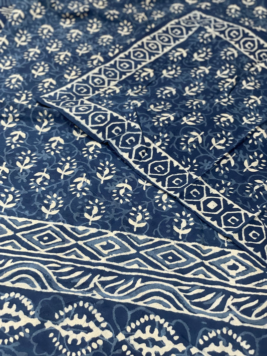 Sagar Indigo Bedsheet