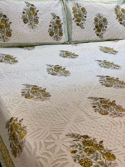 Dheer Appliqué Bedcover